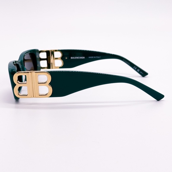 NEW BALENCIAGA SUNGLASSES BB0096S 006 GREEN WOMEN SUNGLASSES - Picture 7 of 13